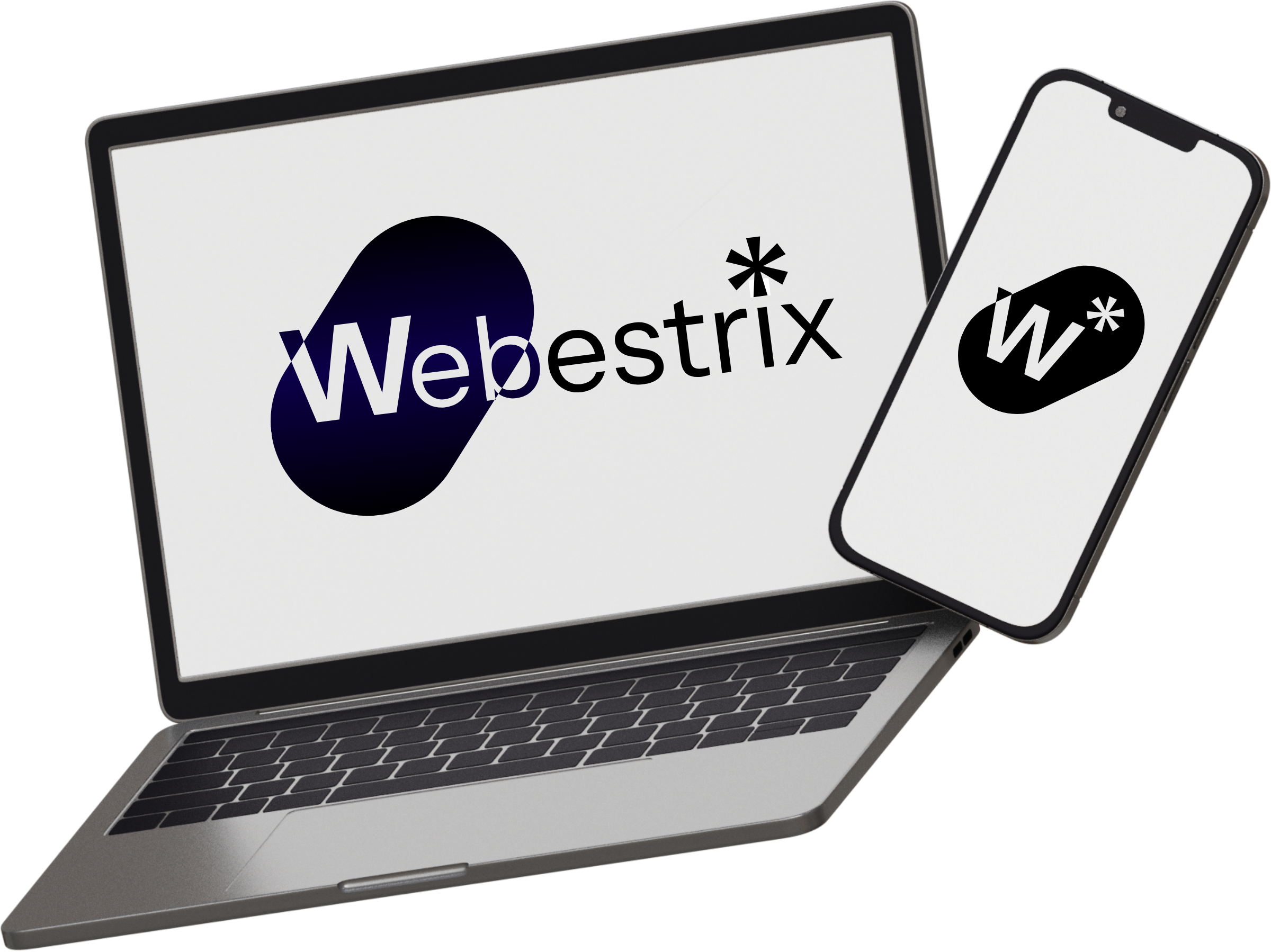 Webestrix brand mockup